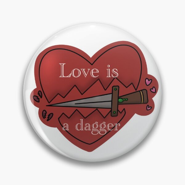 Item preview, Love is a dagger  designed and sold by sofsh0p.