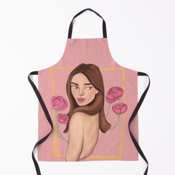 Item preview, Rose and beautiful girl  designed and sold by colorfullart111.