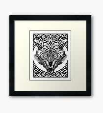 Wolf Head Framed Print