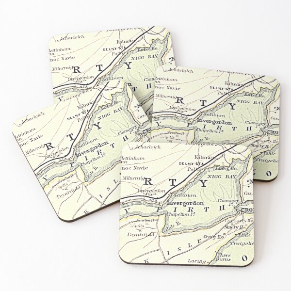 Item preview, INVERGORDON & surrounding area map 1898 designed and sold by yourscotland.