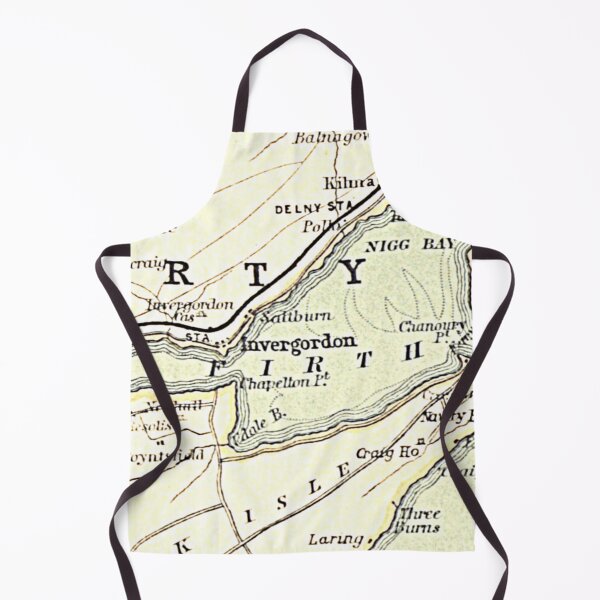 Item preview, INVERGORDON & surrounding area map 1898 designed and sold by yourscotland.
