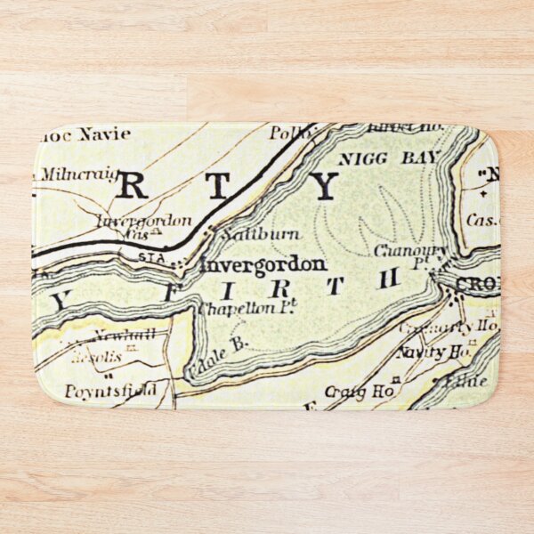 Item preview, INVERGORDON & surrounding area map 1898 designed and sold by yourscotland.