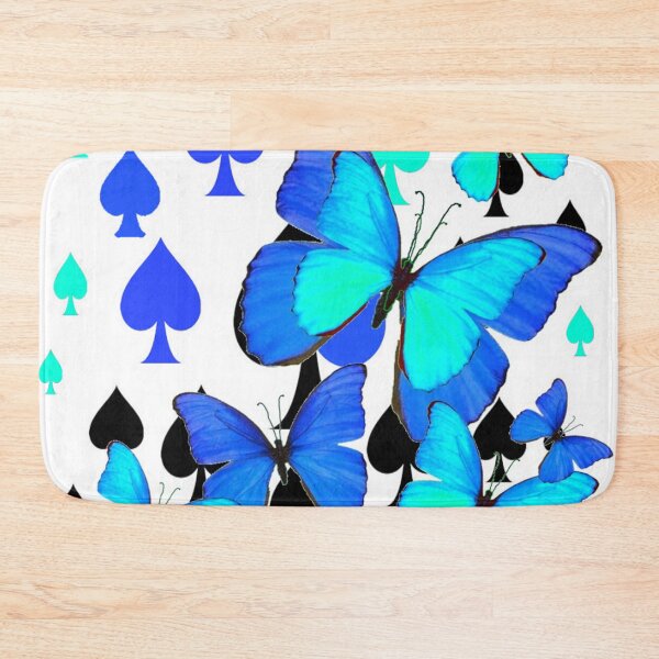 Item preview, BLUE CASINO BUTTERFLY SPADES ABSTRACT ART designed and sold by sharlesart.