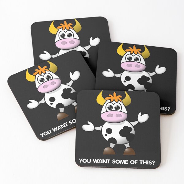 Item preview, Cute Cow You Want Some Of This? designed and sold by TastySpace.