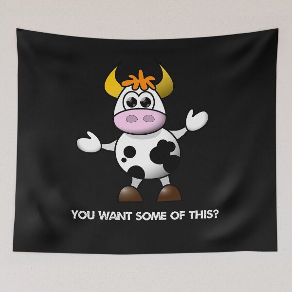 Item preview, Cute Cow You Want Some Of This? designed and sold by TastySpace.