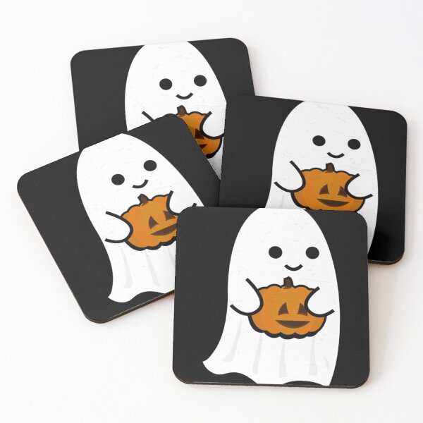 Item preview, Cute Ghost's Jack o' Lantern Essential T-Shirt designed and sold by MarcoVaca.