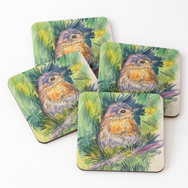 Item preview, Chirpy Robin designed and sold by AnjuPaintings.