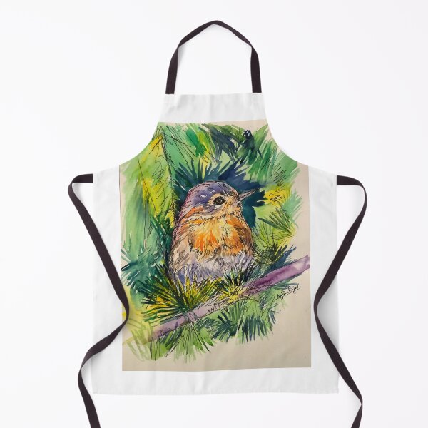 Item preview, Chirpy Robin designed and sold by AnjuPaintings.