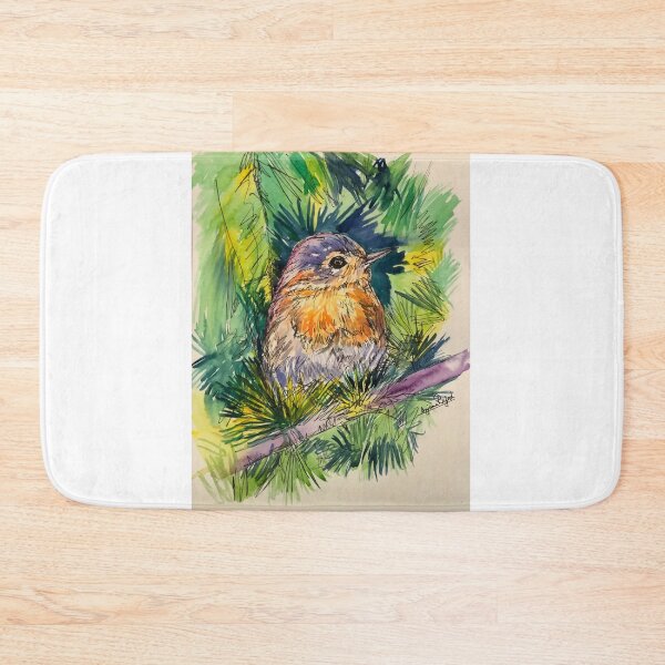 Item preview, Chirpy Robin designed and sold by AnjuPaintings.