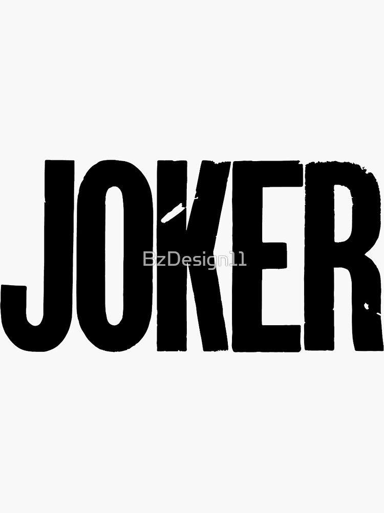 Joker black icon on white background Royalty Free Vector