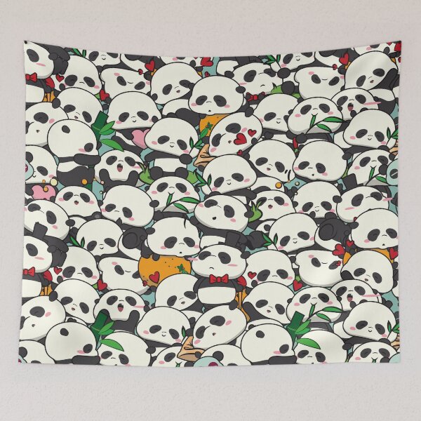 Item preview, Seamless Pandas Pattern designed and sold by verrycutte.