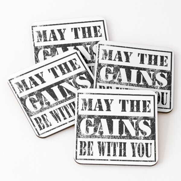 Item preview, May The Gains Be with You designed and sold by Docartdesign.