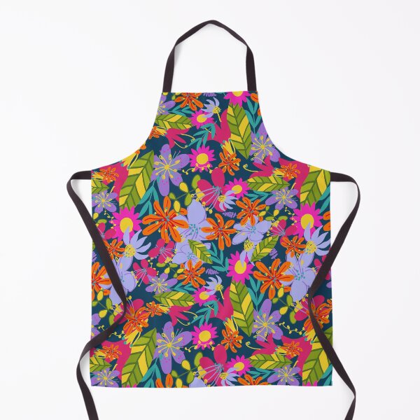 Item preview, maximalist colorful floral pattern design designed and sold by EarthyPlanty.