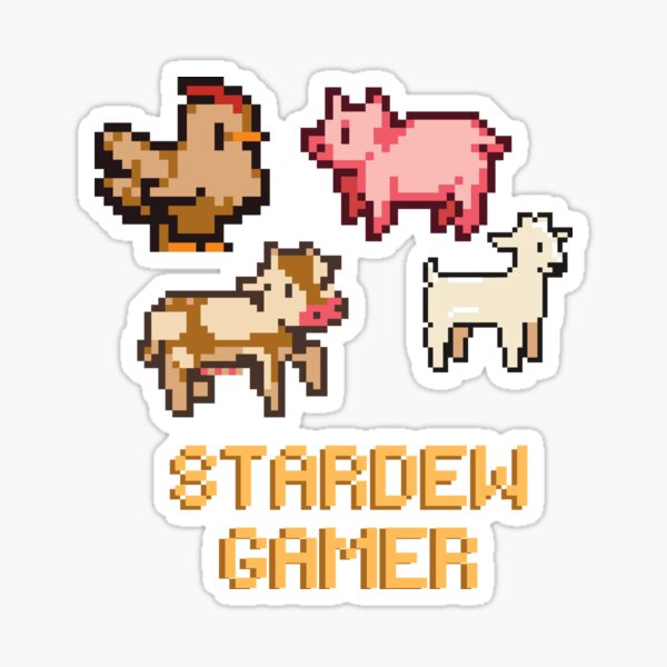 Artikelvorschau, Stardew Valley-Aufkleberpaket entworfen und verkauft von LunaAndRosa.