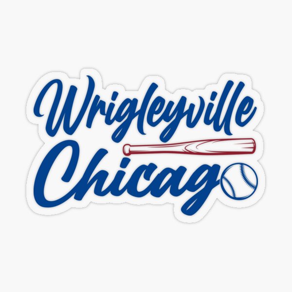 Chicago Flag Script Sticker – Wrigleyville Sports