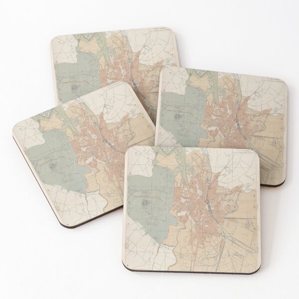 Item preview, Old Hanover Germany Map (1887) Vintage Hannover City & Street Atlas  designed and sold by BravuraMedia.