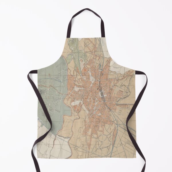 Item preview, Old Hanover Germany Map (1887) Vintage Hannover City & Street Atlas designed and sold by BravuraMedia.