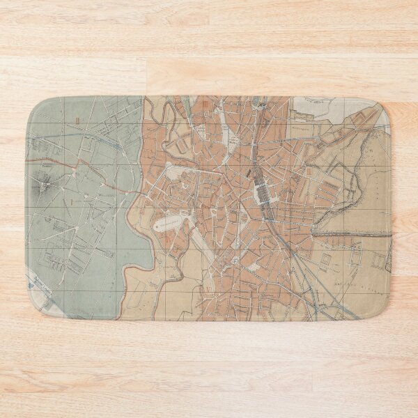 Item preview, Old Hanover Germany Map (1887) Vintage Hannover City & Street Atlas  designed and sold by BravuraMedia.