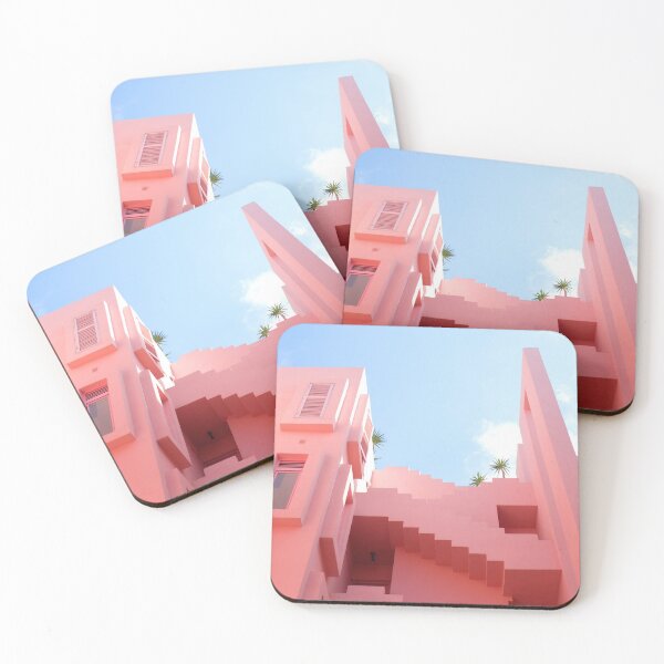 Item preview, Pink blue sky architecture designed and sold by Jenmag.