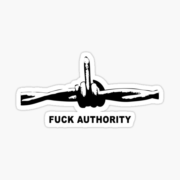 Item preview, Fuck Authority (Barbwire) designed and sold by Bela-Manson.