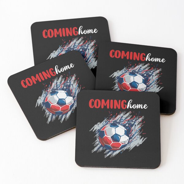 Item preview, Coming Home Football Red White Blue and Grey designed and sold by Labradoodlesetc.
