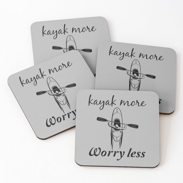 Item preview, Kayak more worry less, Kayaking lovers, Awesome gift for your friends and family    designed and sold by abdelhak2005.