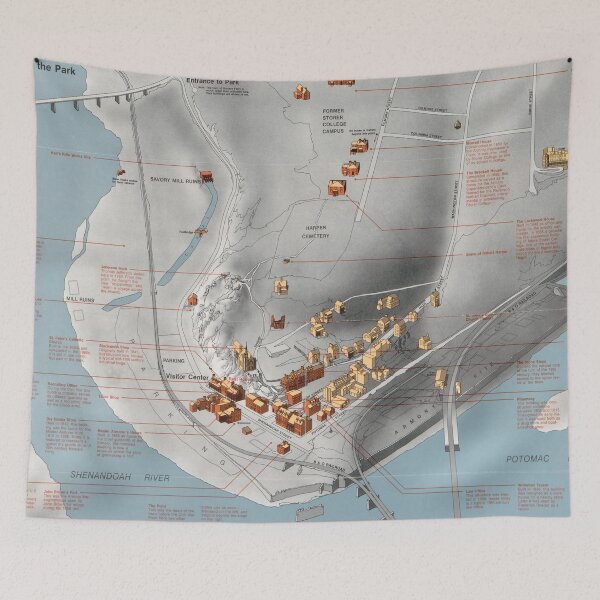 Item preview, Harpers Ferry National Park Map (1978) John Browns Raid Atlas designed and sold by BravuraMedia.
