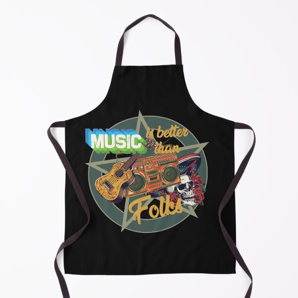Item preview, Music Is Better Than Folks Quote designed and sold by mirzadesign.
