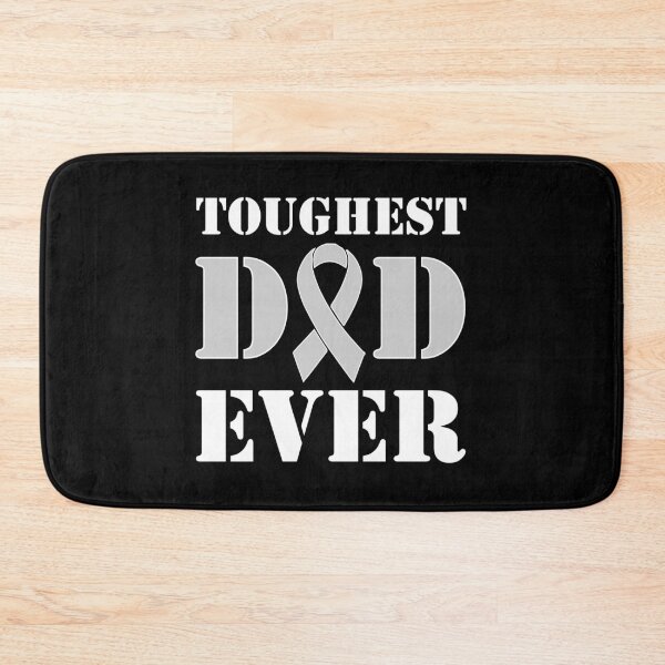 Item preview, Brain Cancer Toughest Dad Support designed and sold by BibiTeeDesign.