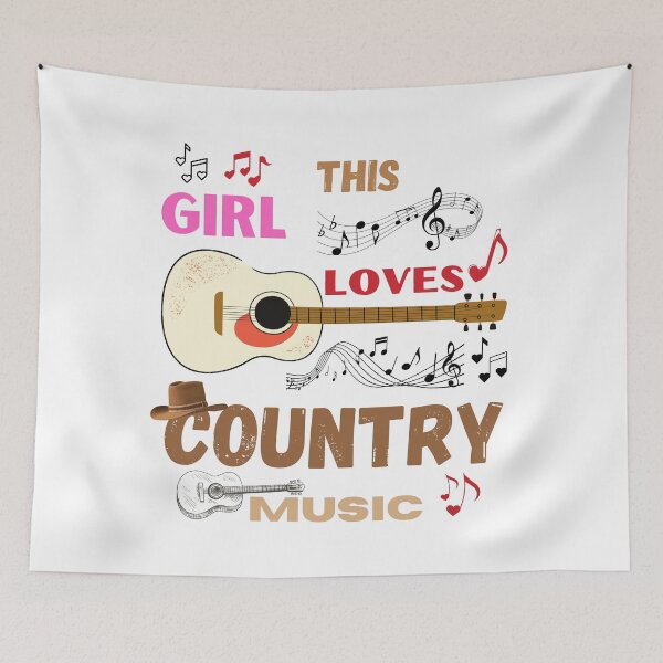 Item preview, This Girl Loves Country Music designed and sold by Your Favorite Shop.