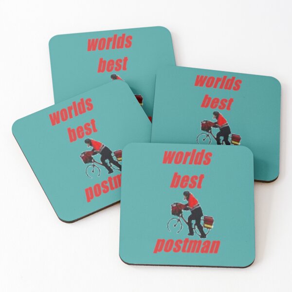 Item preview, worlds best postman designed and sold by nigejohn.