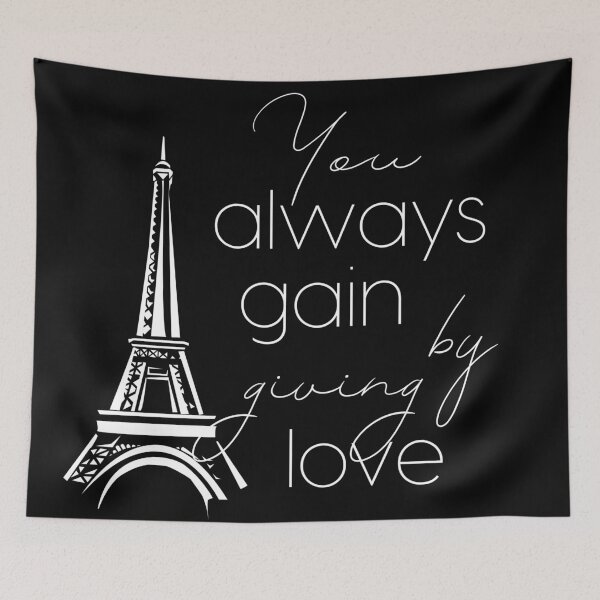 Item preview, You Always Gain By Giving Love - Love Quotes designed and sold by fowons.