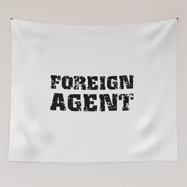 Item preview, FOREIGN AGENT black print designed and sold by mabanda.