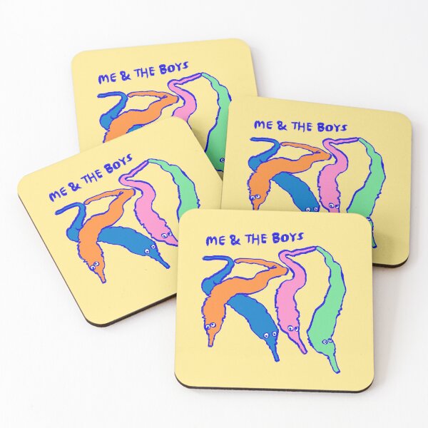 Item preview, I draw cute colorful fuzzy worms on a string / me and the boys meme designed and sold by RansRoom.