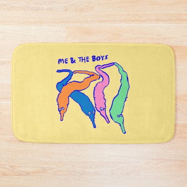 Item preview, I draw cute colorful fuzzy worms on a string / me and the boys meme designed and sold by RansRoom.