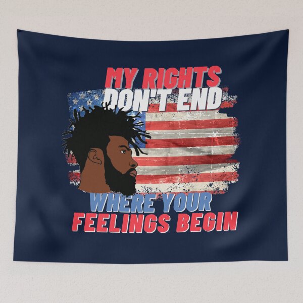 Item preview, My Rights Dont End Where Your Feelings Begin - BLM  designed and sold by AwakenedSoul.