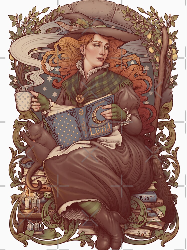 NOUVEAU FOLK WITCH by medusadollmaker