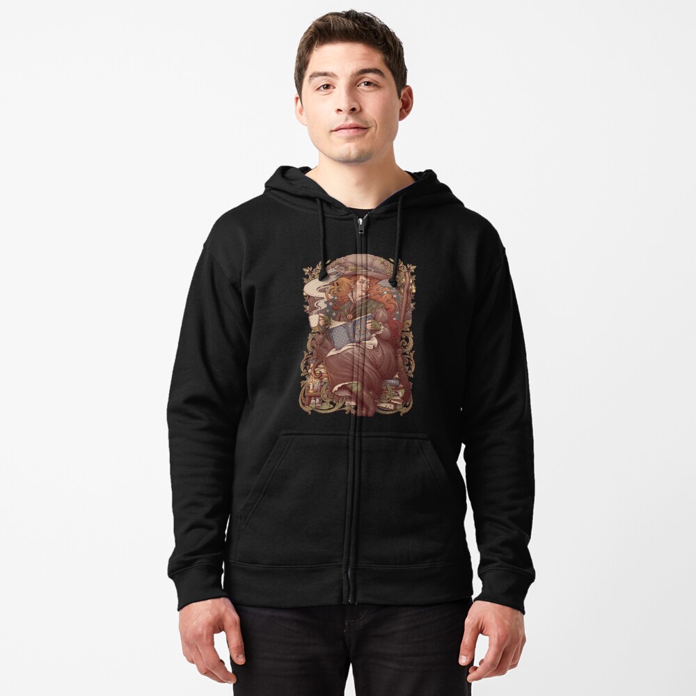 Item preview, Zipped Hoodie designed and sold by medusadollmaker.