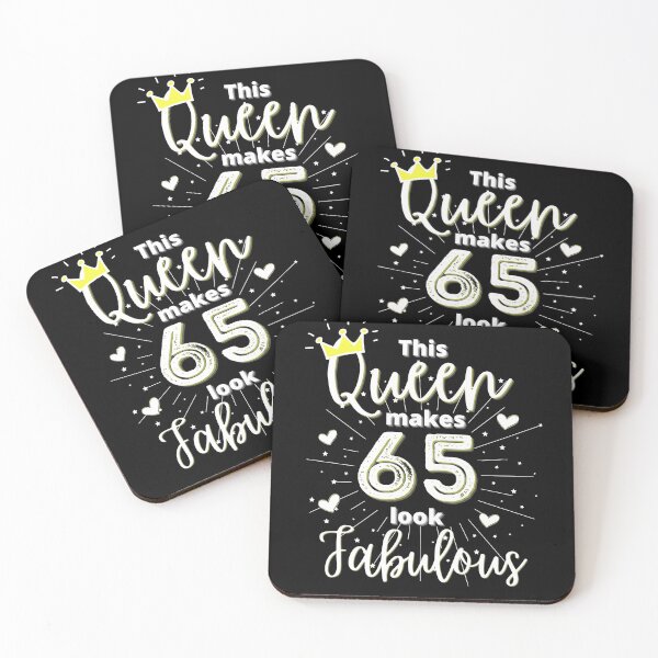 Item preview, Queens Are Born-This Queen Makes 65 Look Fabulous-Happy Birthday-65th Birthday-Queens are born in July designed and sold by Sun Sand & Sea Art.