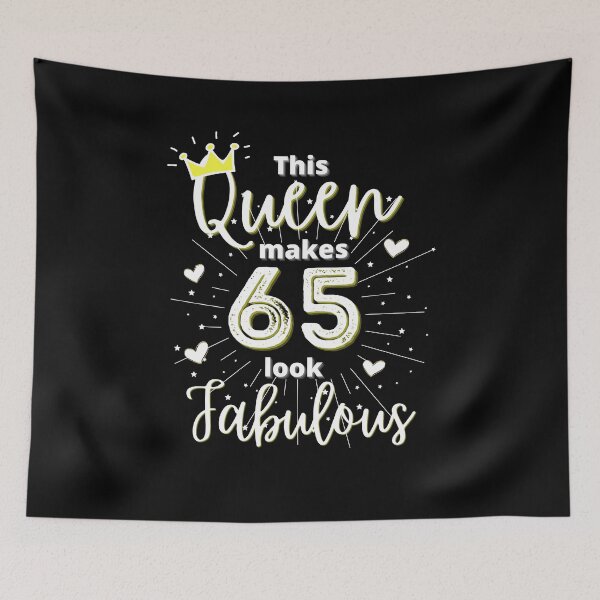 Item preview, Queens Are Born-This Queen Makes 65 Look Fabulous-Happy Birthday-65th Birthday-Queens are born in July designed and sold by Sun Sand & Sea Art.