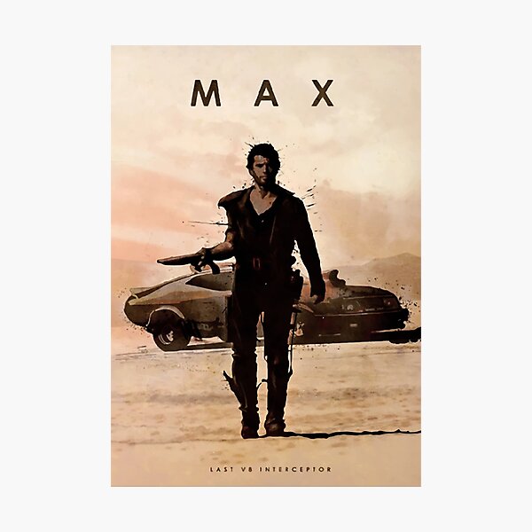 Max rockatansky- V8 Interceptor - Car Legends Photographic Print