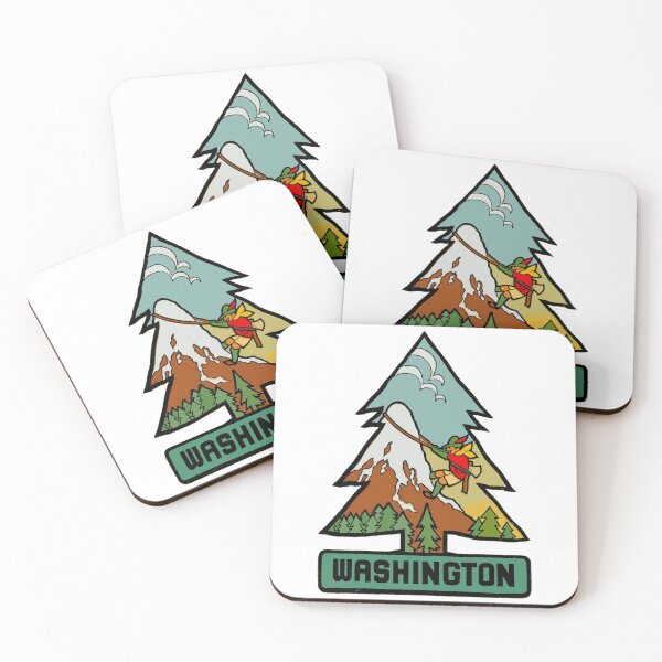 Item preview, Vintage Style Washington Tree Climber designed and sold by Decal Mania.