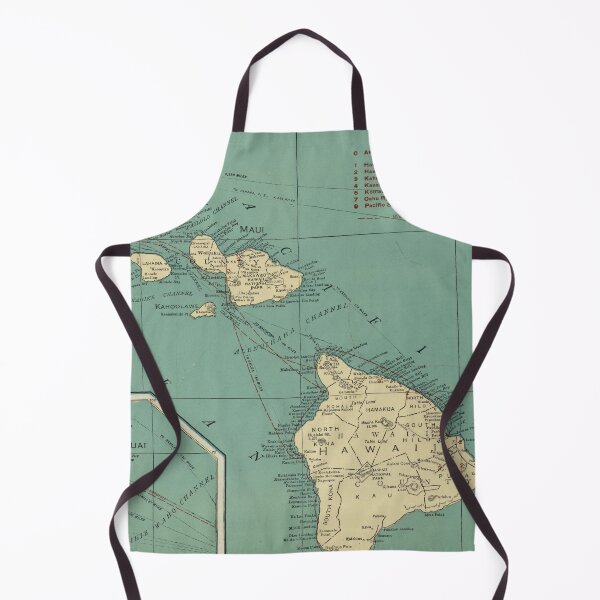 Item preview, Old Hawaii Map (1924) Vintage Hawaiian Islands Nautical Chart designed and sold by BravuraMedia.
