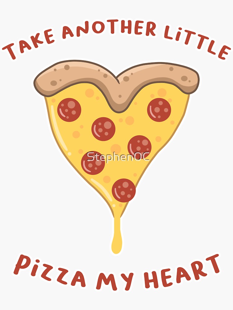 Pizza My Heart Decal