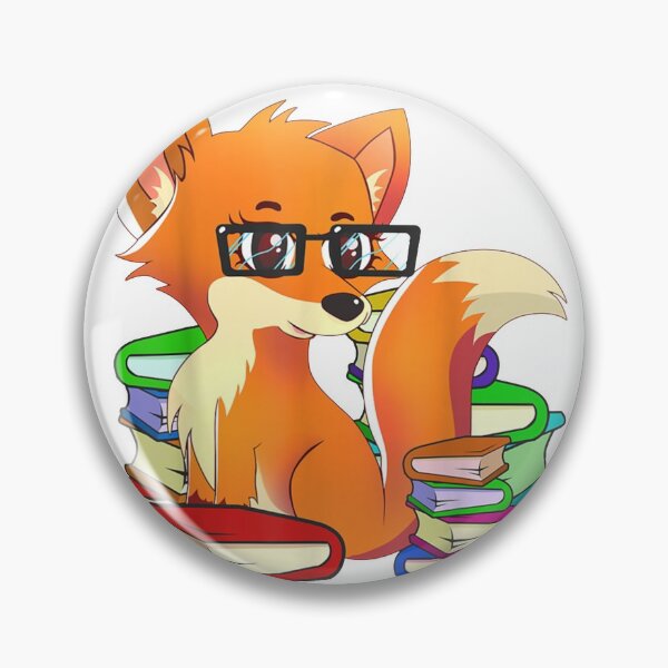 Item preview, Nerdy Anime Fox Bookworm Passionate Book Lover and Reader  Classic T-Shirt designed and sold by HeathLesch.