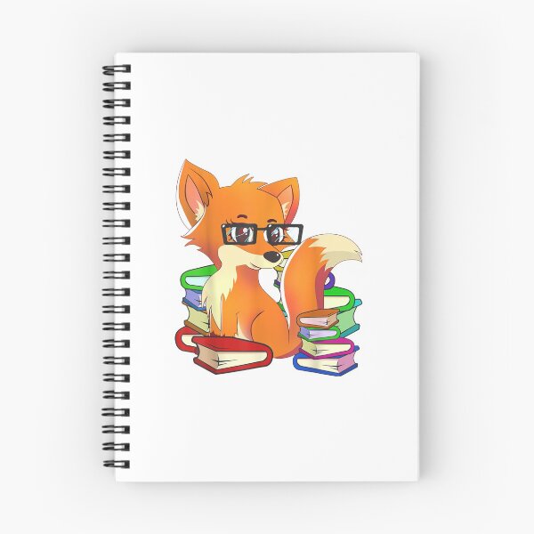 Item preview, Nerdy Anime Fox Bookworm Passionate Book Lover and Reader  Classic T-Shirt designed and sold by HeathLesch.