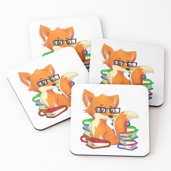 Item preview, Nerdy Anime Fox Bookworm Passionate Book Lover and Reader  Classic T-Shirt designed and sold by HeathLesch.