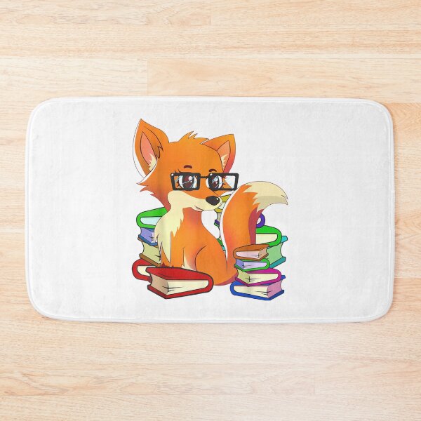 Item preview, Nerdy Anime Fox Bookworm Passionate Book Lover and Reader  Classic T-Shirt designed and sold by HeathLesch.