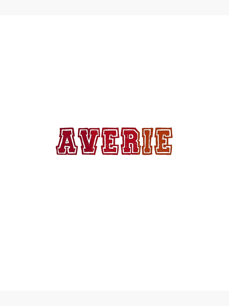 AVERIE Poster for Sale by ruviogevio