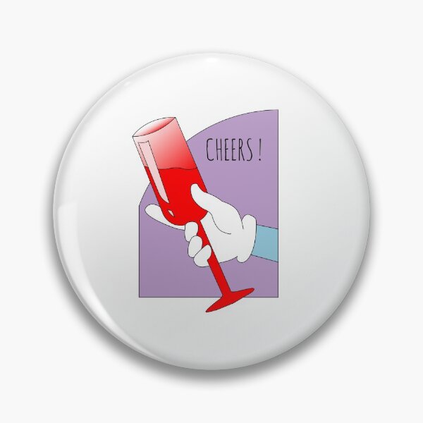 Item preview, CHEERS! Red Wine Glass designed and sold by PodiShawna.